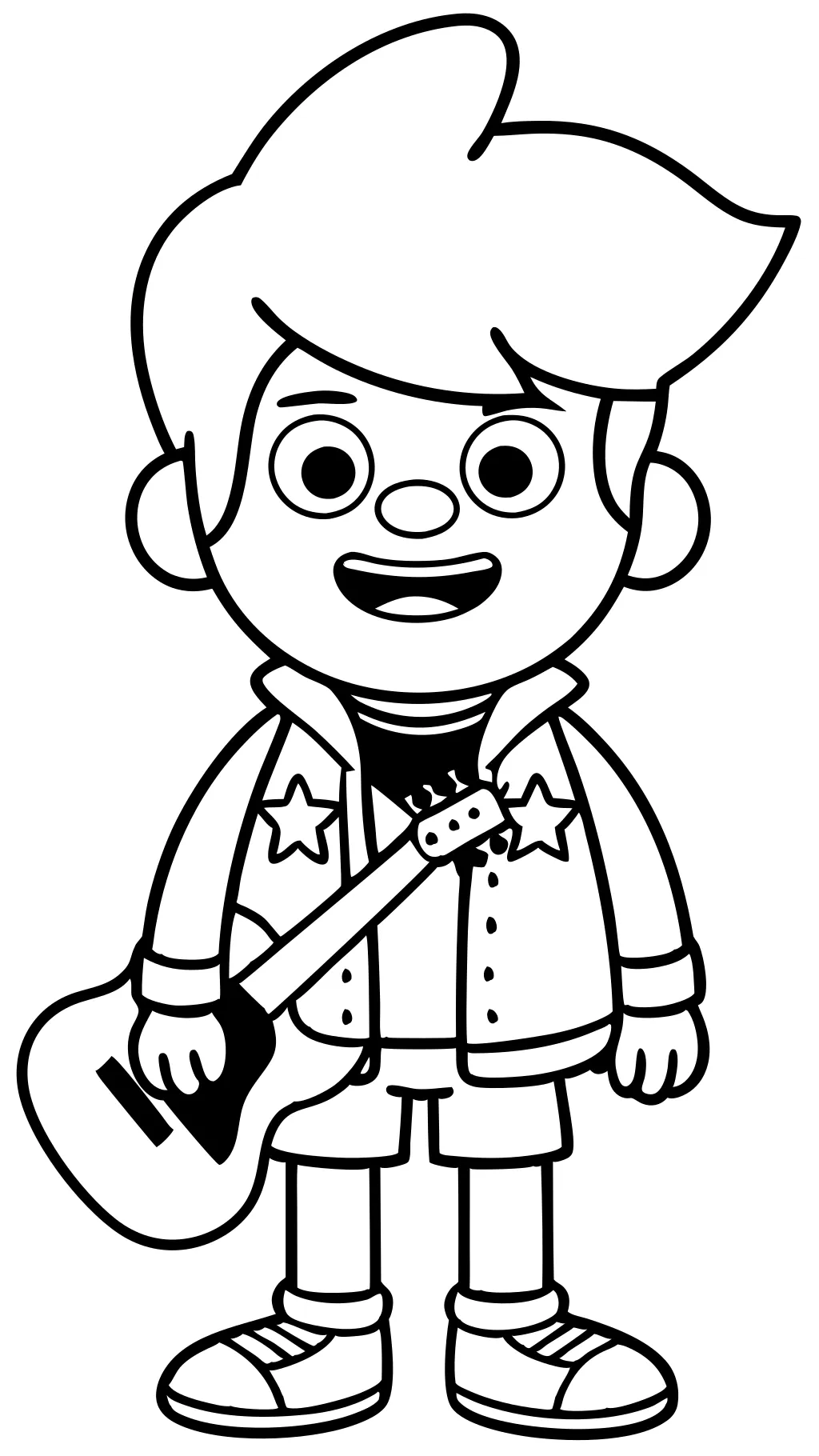 robbie gravity falls coloring page